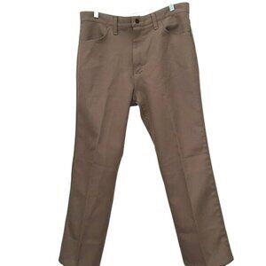 Wrangler Men's Brown Straight-Leg Pants